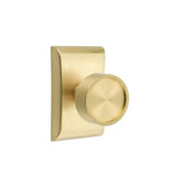 Emtek - Privacy, Neos Rosette, Verve Knob, US4 - Satin Brass