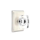 Emtek - Passage, Neos Rosette, Windsor Crystal Knob, US15 - Satin Nickel