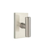Emtek - Dummy, Modern Rectangular Rosette, The Ace Knob, US15 - Satin Nickel