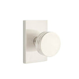 Emtek - Dummy, Modern Rectangular Rosette, Bern Knob, US15 - Satin Nickel