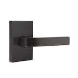 Emtek - Dummy, Modern Rectangular Rosette, Breslin Lever, US10B - Oil Rubbed Bronze