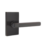 Emtek - Dummy, Modern Rectangular Rosette, Freestone Lever, US10B - Oil Rubbed Bronze