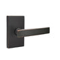 Emtek - Passage, Modern Rectangular Rosette, Geneva Lever, LH, US10B - Oil Rubbed Bronze