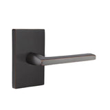 Emtek - Passage, Modern Rectangular Rosette, Helios Lever, RH, US10B - Oil Rubbed Bronze