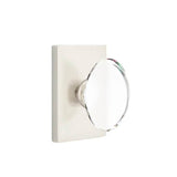 Emtek - Concealed, Passage, Modern Rectangular Rosette, Hampton Knob, US15 - Satin Nickel