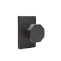 Emtek - Dummy, Modern Rectangular Rosette, Octagon Knob, US10B - Oil Rubbed Bronze