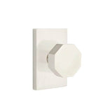 Emtek - Passage, Modern Rectangular Rosette, Octagon Knob, US15 - Satin Nickel