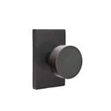 Emtek - Dummy, Modern Rectangular Rosette, Round Knob, US10B - Oil Rubbed Bronze