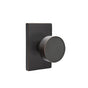 Emtek - Concealed, Passage, Modern Rectangular Rosette, Round Knob, US10B - Oil Rubbed Bronze