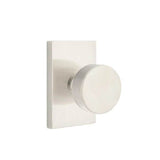 Emtek - Dummy, Modern Rectangular Rosette, Round Knob, US15 - Satin Nickel