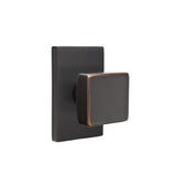 Emtek - Dummy, Modern Rectangular Rosette, Square Knob, US10B - Oil Rubbed Bronze
