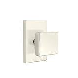 Emtek - Passage, Modern Rectangular Rosette, Square Knob, US14 - Polished Nickel