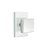 Emtek - Dummy, Modern Rectangular Rosette, Square Knob, US26 - Polished Chrome