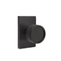 Emtek - Passage, Modern Rectangular Rosette US10B, Conical Stem US10B, Knurled Knob US10B - Oil Rubbed Bronze