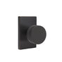 Emtek - Passage, Modern Rectangular Rosette US10B, Conical Stem US10B, Straight Knurled Knob US10B - Oil Rubbed Bronze