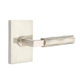 Emtek - Concealed Fastener, Passage, Modern Rectangular Rosette US15, L-Square Stem US15, Tribeca Handle US15 - Satin Nickel