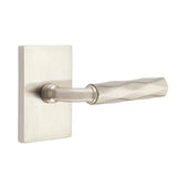 Emtek - Passage, Modern Rectangular Rosette US15, R-Bar Stem US15, Tribeca Handle US15 RH - Satin Nickel