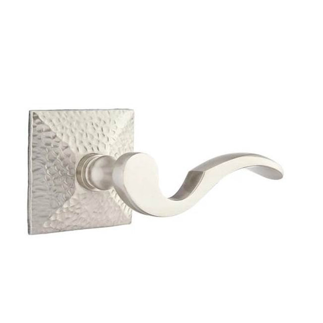 Emtek - Dummy, Hammered Rosette, Cortina Lever, US15 - Satin Nickel