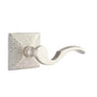 Emtek - Dummy, Hammered Rosette, Cortina Lever, US15 - Satin Nickel