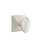 Emtek - Dummy, Hammered Rosette, Egg Knob, US15 - Satin Nickel
