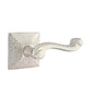 Emtek - Privacy, Hammered Rosette, Rope Lever, RH, US15 - Satin Nickel