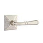 Emtek - Privacy, Hammered Rosette, Turino Lever, RH, US15 - Satin Nickel