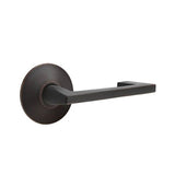 Emtek - Privacy, Modern Rosette, Argos Lever, RH, US10B - Oil Rubbed Bronze