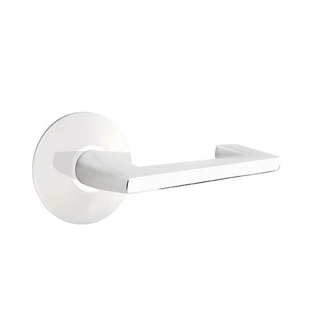 Emtek - Passage, Modern Rosette, Argos Lever, RH, US26 - Polished Chrome