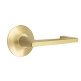 Emtek - Passage, Modern Rosette, Argos Lever, LH, US4 - Satin Brass