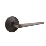 Emtek - Privacy, Modern Rosette, Athena Lever, LH, US10B - Oil Rubbed Bronze