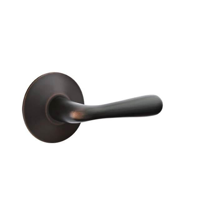 Emtek - Dummy, Modern Rosette, Basel Lever, US10B - Oil Rubbed Bronze