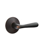 Emtek - Privacy, Modern Rosette, Basel Lever, RH, US10B - Oil Rubbed Bronze