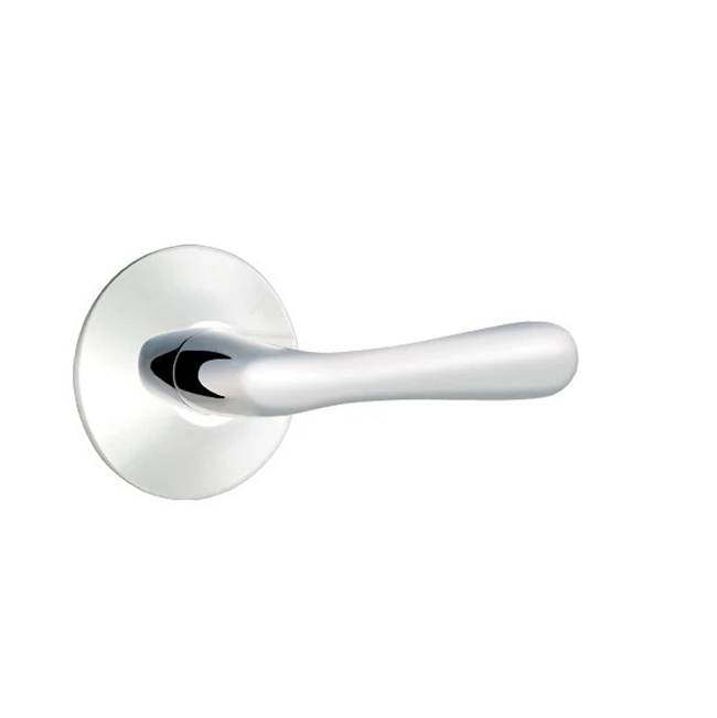 Emtek - Dummy, Modern Rosette, Basel Lever, US26 - Polished Chrome