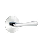 Emtek - Dummy, Modern Rosette, Basel Lever, US26 - Polished Chrome
