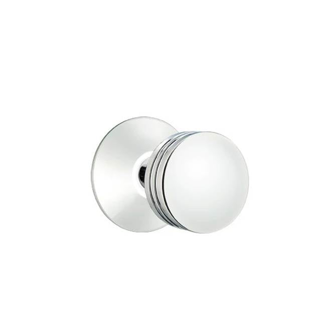 Emtek - Dummy, Modern Rosette, Bern Knob, US26 - Polished Chrome