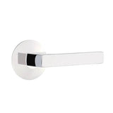 Emtek - Passage, Modern Rosette, Dumont Lever, LH, US26 - Polished Chrome