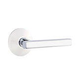 Emtek - Passage, Modern Rosette, Freestone Lever, LH, US26 - Polished Chrome