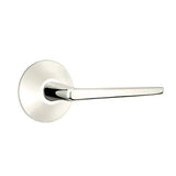 Emtek - Passage, Modern Rosette, Hermes Lever, RH, US14 - Polished Nickel