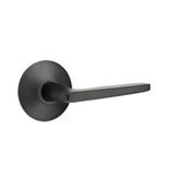 Emtek - Passage, Modern Rosette, Hermes Lever, LH, US19 - Flat Black