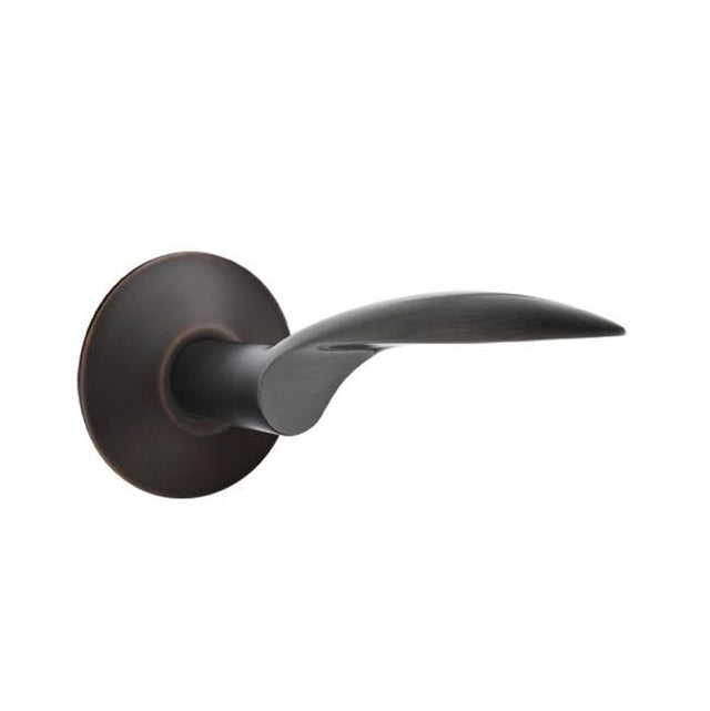 Emtek - Passage, Modern Rosette, Mercury Lever, LH, US10B - Oil Rubbed Bronze