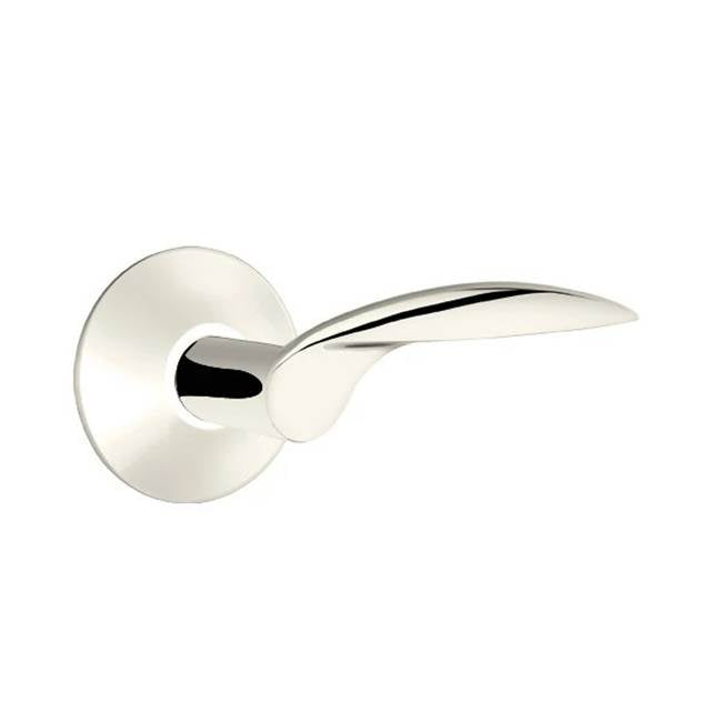 Emtek - Privacy, Modern Rosette, Mercury Lever, LH, US14 - Polished Nickel