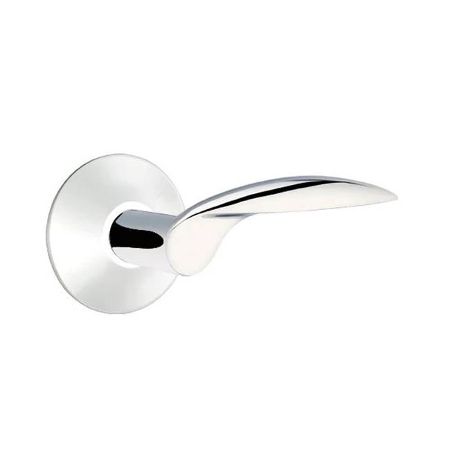 Emtek - Privacy, Modern Rosette, Mercury Lever, RH, US26 - Polished Chrome