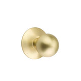 Emtek - Dummy, Modern Rosette, Orb Knob, US4 - Satin Brass