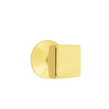 Emtek - Dummy, Modern Rosette, Square Knob, US3NL - Unlacquered Brass