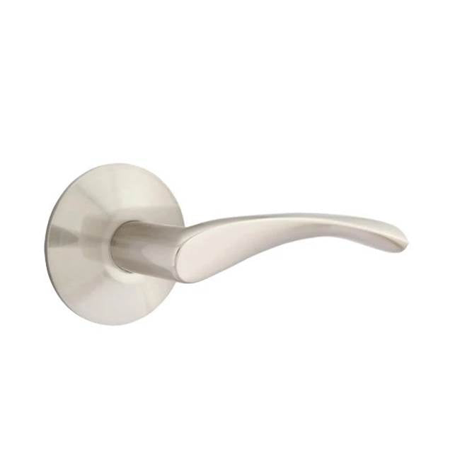 Emtek - Privacy, Modern Rosette, Triton Lever, RH, US15 - Satin Nickel