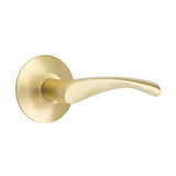 Emtek - Concealed, Passage, Modern Rosette, Triton Lever, US4 - Satin Brass