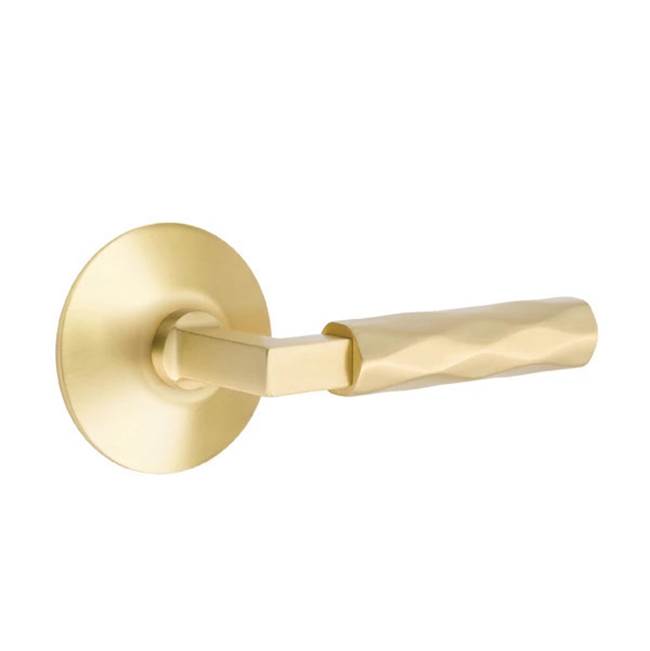 Emtek - Dummy, Modern Rosette US4, L-Square Stem US4, Tribeca Handle US4 - Satin Brass