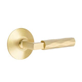 Emtek - Concealed Fastener, Passage, Modern Rosette US4, L-Square Stem US4, Tribeca Handle US4 - Satin Brass