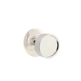 Emtek - Privacy, Modern Rosette, Verve Knob, US14 - Polished Nickel