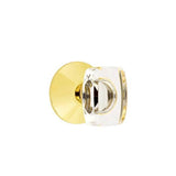 Emtek - Passage, Modern Rosette, Windsor Knob, US3NL - Unlacquered Brass